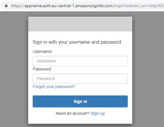 Cognito Js Auth Sign In