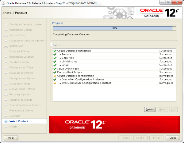 Install Product Oracle Db 12.2 Feedback