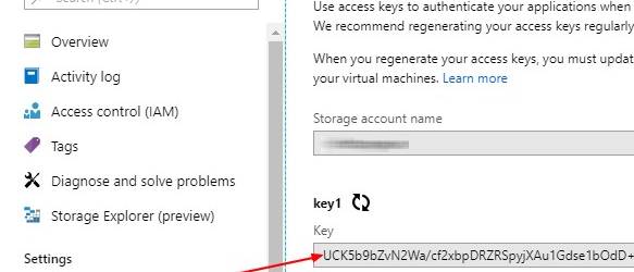 Storage Account Access Key
