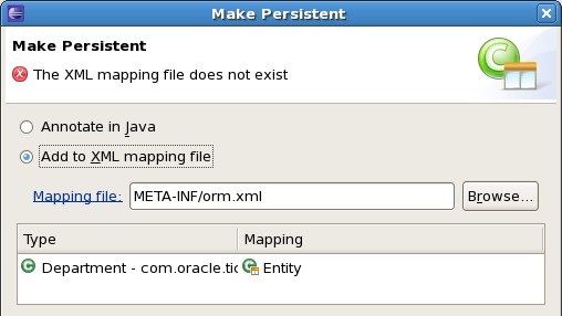 Jpa Mapping Method