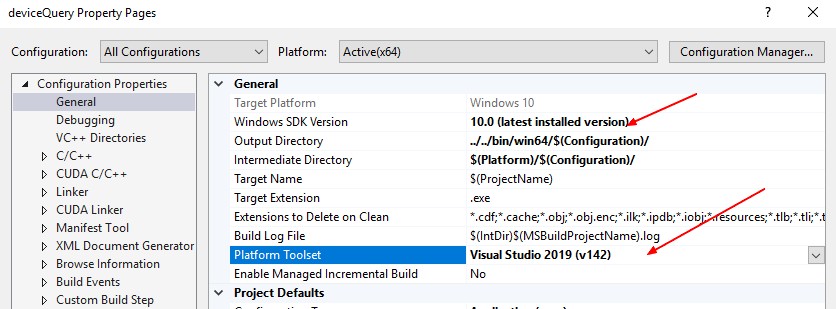 Nvidia Cuda Sample Devicequery Property