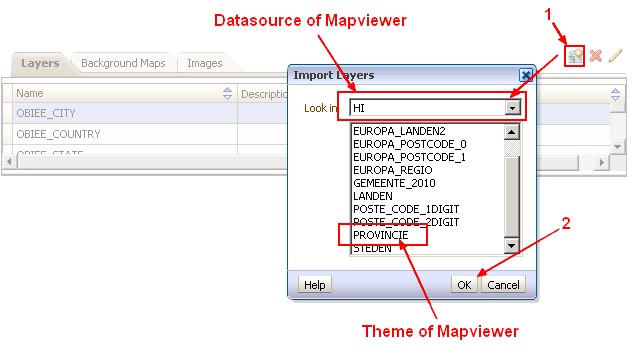 Obiee 11g Import Of Layers
