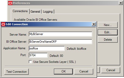 Obiee 11g New Connection Oracle Bi Plugin