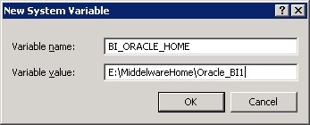 Obiee Bi Oracle Home