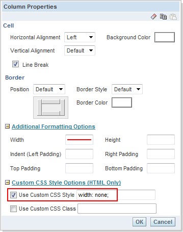 Obiee Css Width None