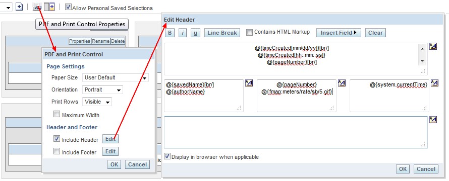 Obiee Dashboard Pdf And Print Control Properties