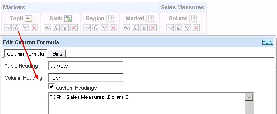 Obiee Topn Global Scope
