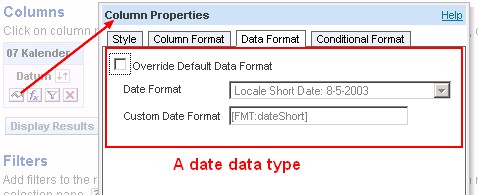 Obiee Column Properties Date Datatype