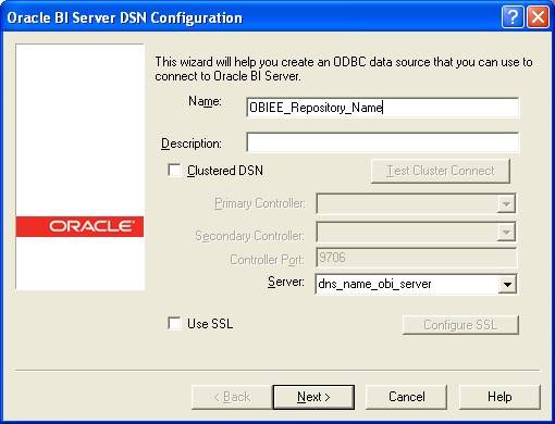 Obiee Dsn Configuration 1