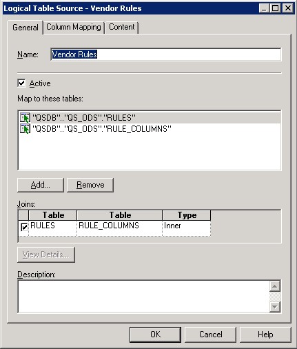 Obiee Lts Join Rules Rules Columns