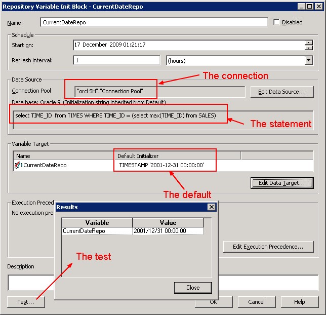 Obiee Repository Variable Date Type