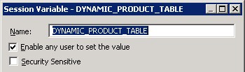 Obiee Session Variable