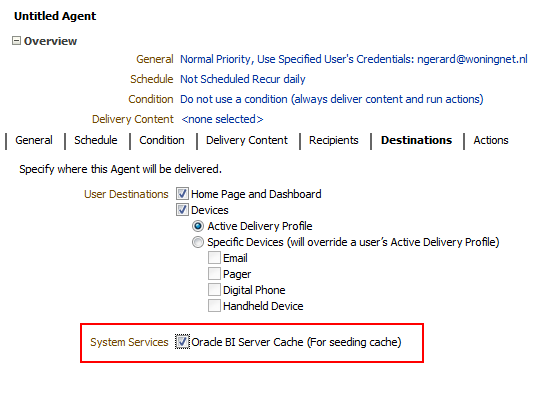 Obiee Agent Cache Seeding