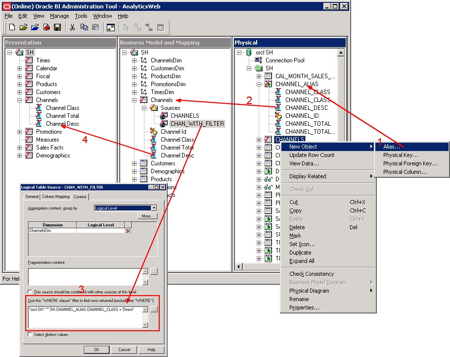 Repository Design Filter On Column