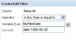 Obiee Filter Default Value Date Presentation Variable