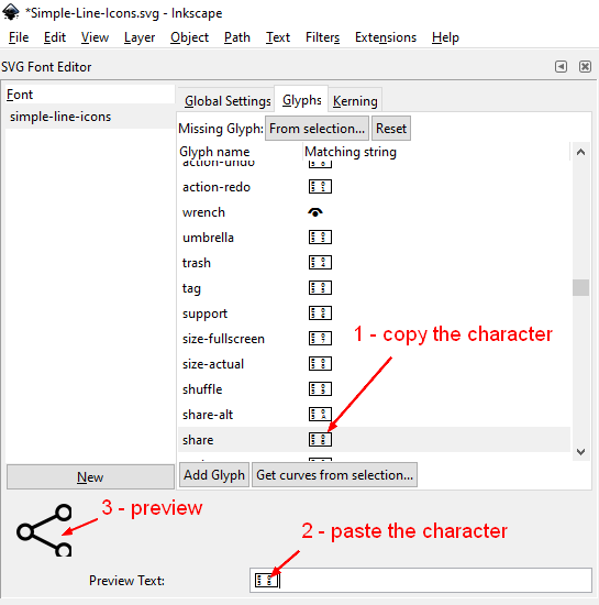 Inkscape Svg Font Editor