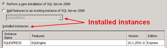 Sql Management 2 Installation Type