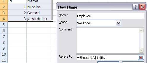 Hs Odbc Excel Define Name