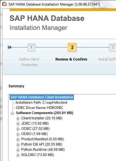 sap hana odbc driver