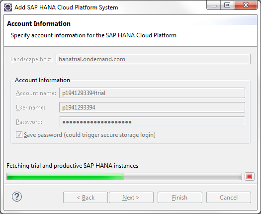 Sap Hana Cloud System Connection