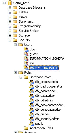 Sql Server Database Security