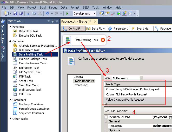 Ssis Data Profiling Task