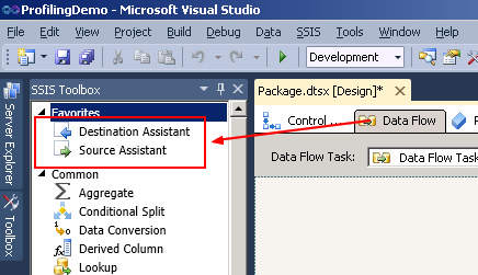 Ssis Source Destination