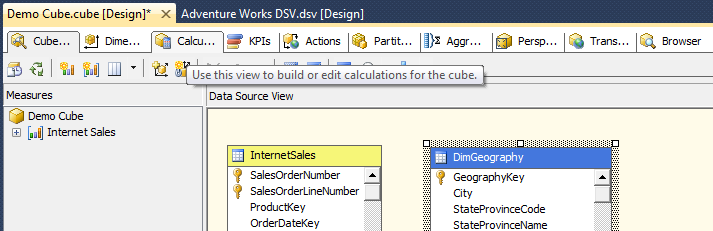 Ssas Cube Designer