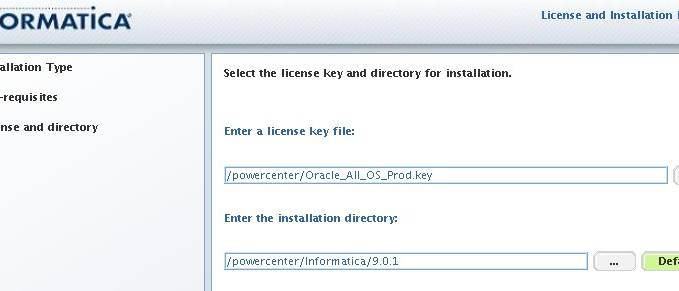 Powercenter 901 Installation License And Directory
