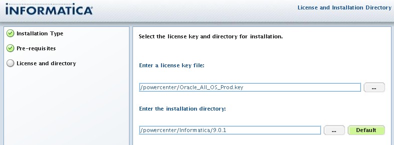 Powercenter 901 Installation License And Directory