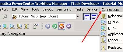 Powercenter Workflow Manager Connections