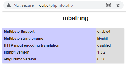 Phpinfo Mbstring Enabled