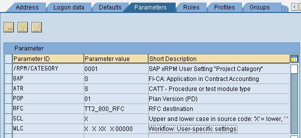 Sap Su1 Sap Connector User Parameter
