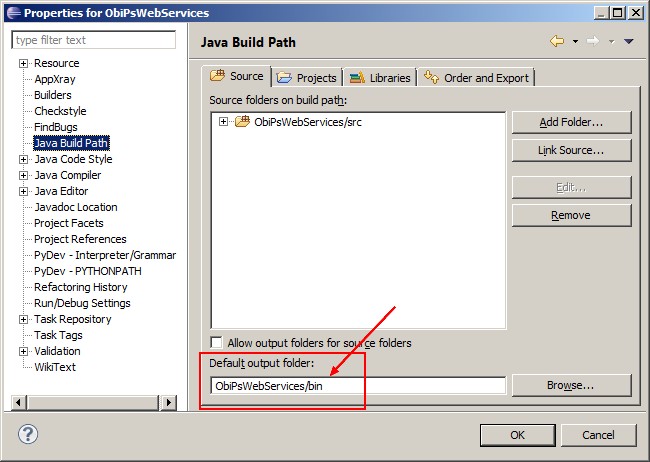 Output Folder Build