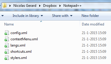 Notepad Dropbox