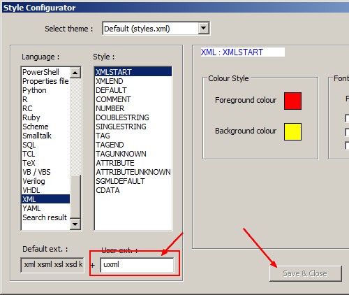 Notepad File Content Type Association