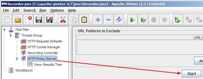 Jmeter Recorder Http Proxy Server