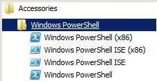 Windows Powershell Menu