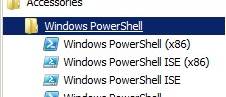 Windows Powershell Menu