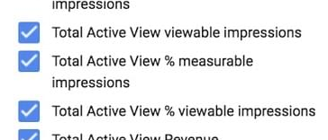Active View Metrics