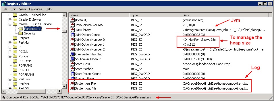 Javaservice Registry