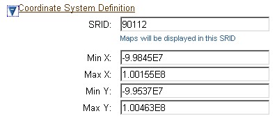 Mapviewer Coordinate System Definition Nl