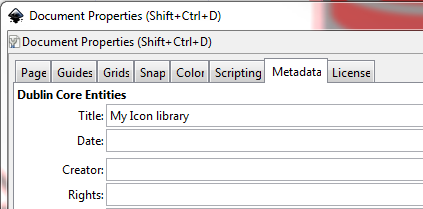 Inkscape Metadata Title Doc Symbol