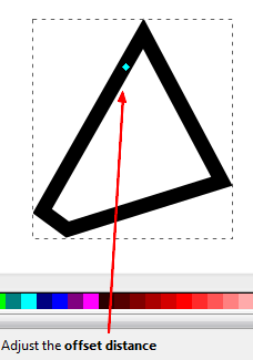 Inkscape Offset Handle