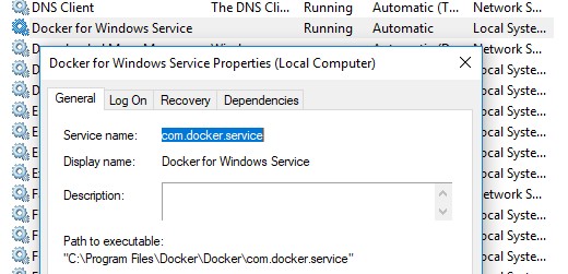 Docker Daemon Windows