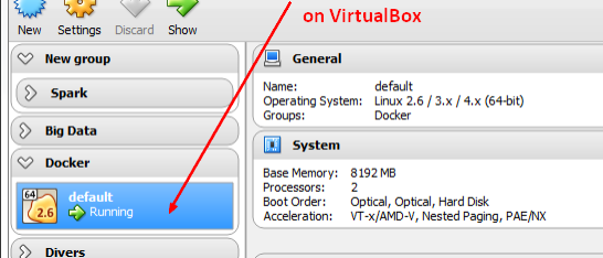 Docker Host Virtualbox