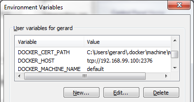 Docker Windows Env Docker Machine