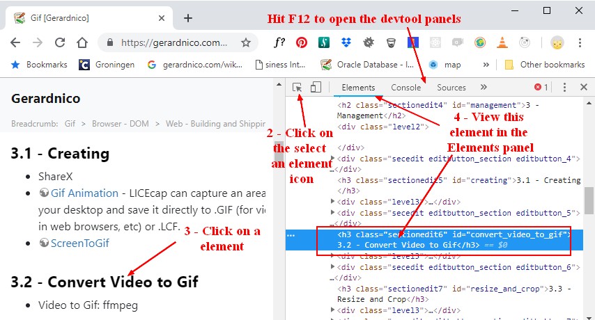 Browser Chrome Dom Elements Panel