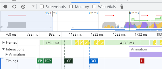 Browser Devtool Performance Page Load Timing