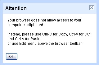 Your Browser Does Not Allow